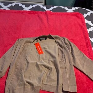 Elegant Tan Women's Blazer